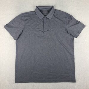 Bonobos Polo Shirt Mens Large‎ Dark Gray Standard Fit M Flex Performance Golf EC